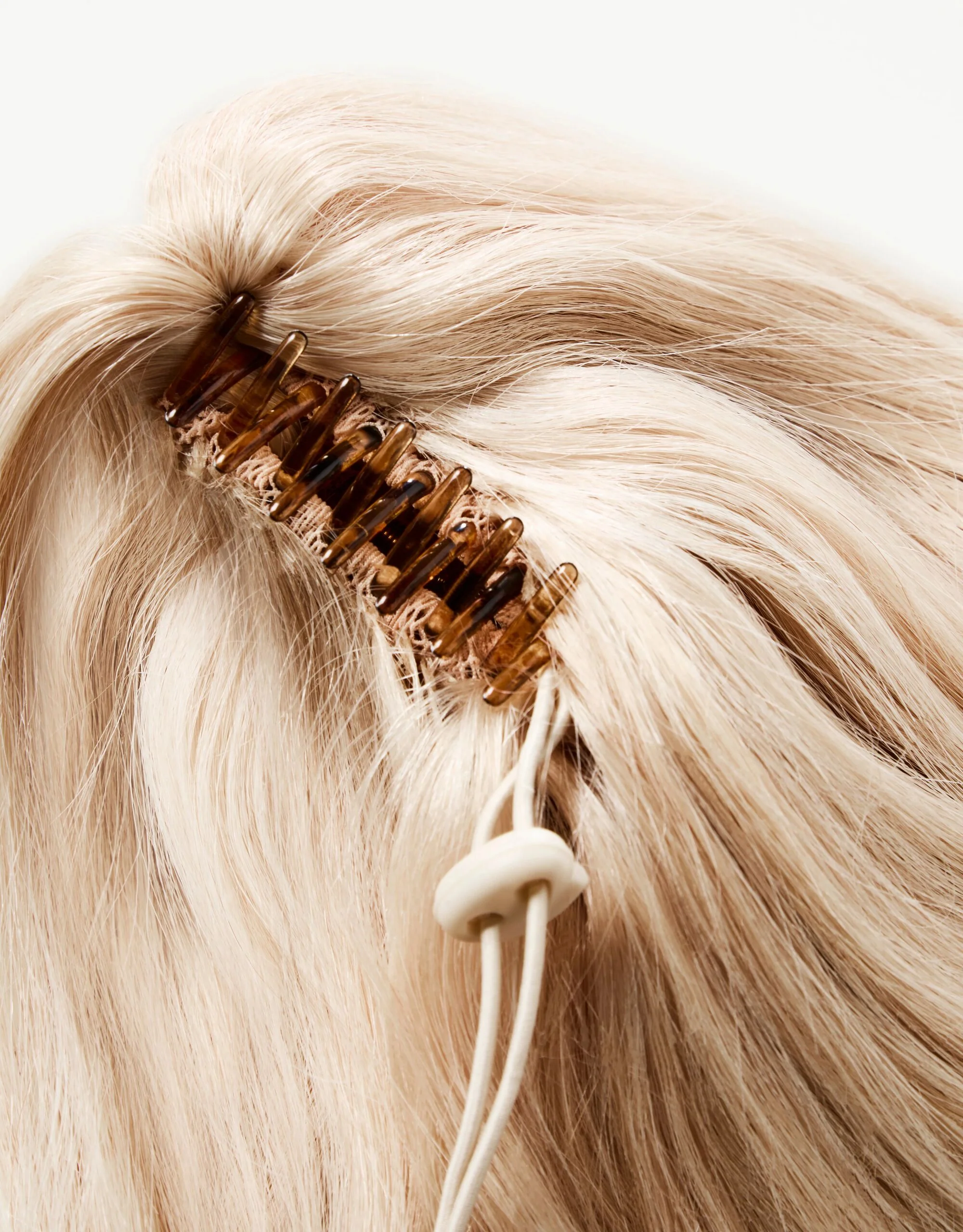 16" Human Hair Claw Clip Ponytail - Image 155
