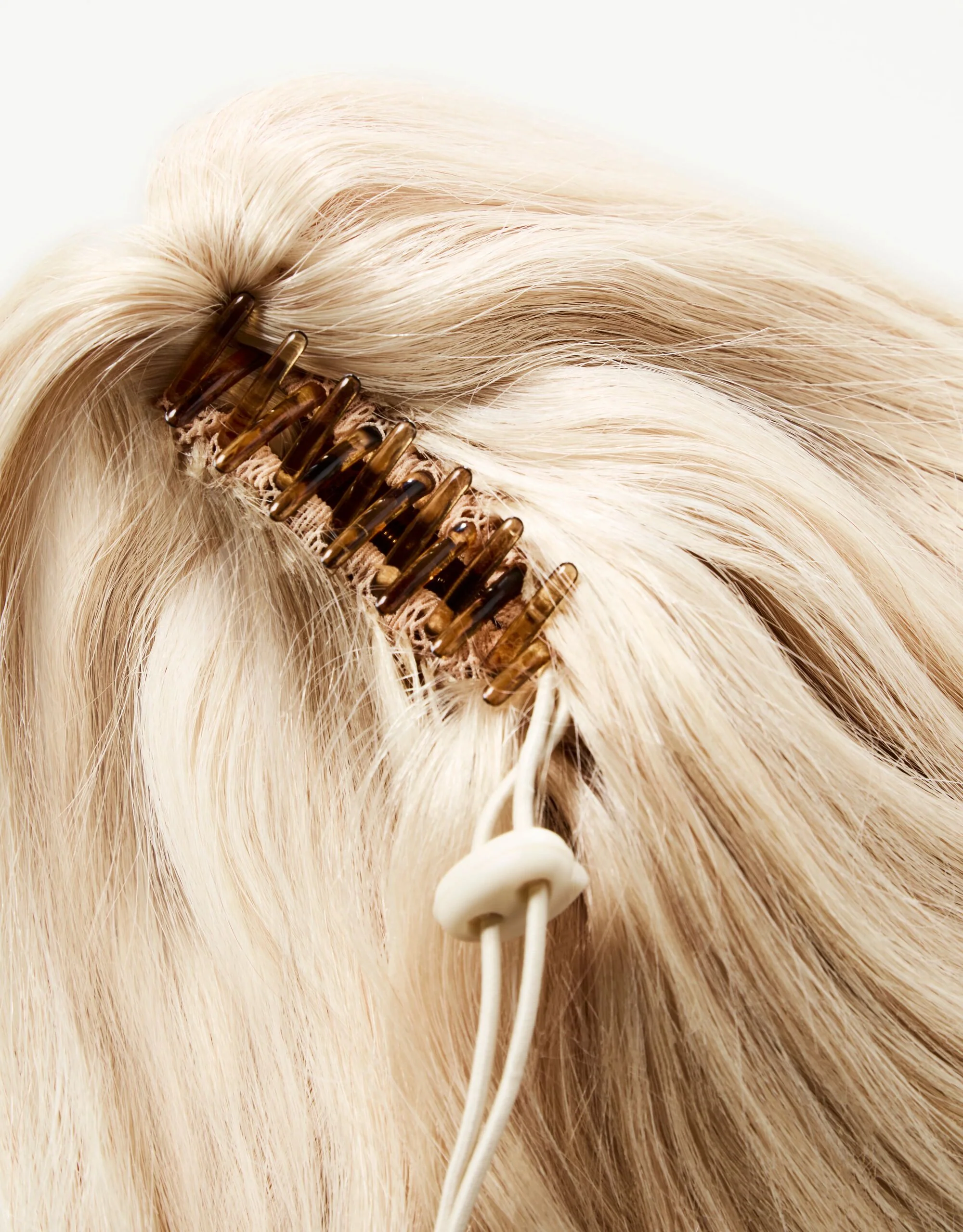 16" Human Hair Claw Clip Ponytail - Image 159