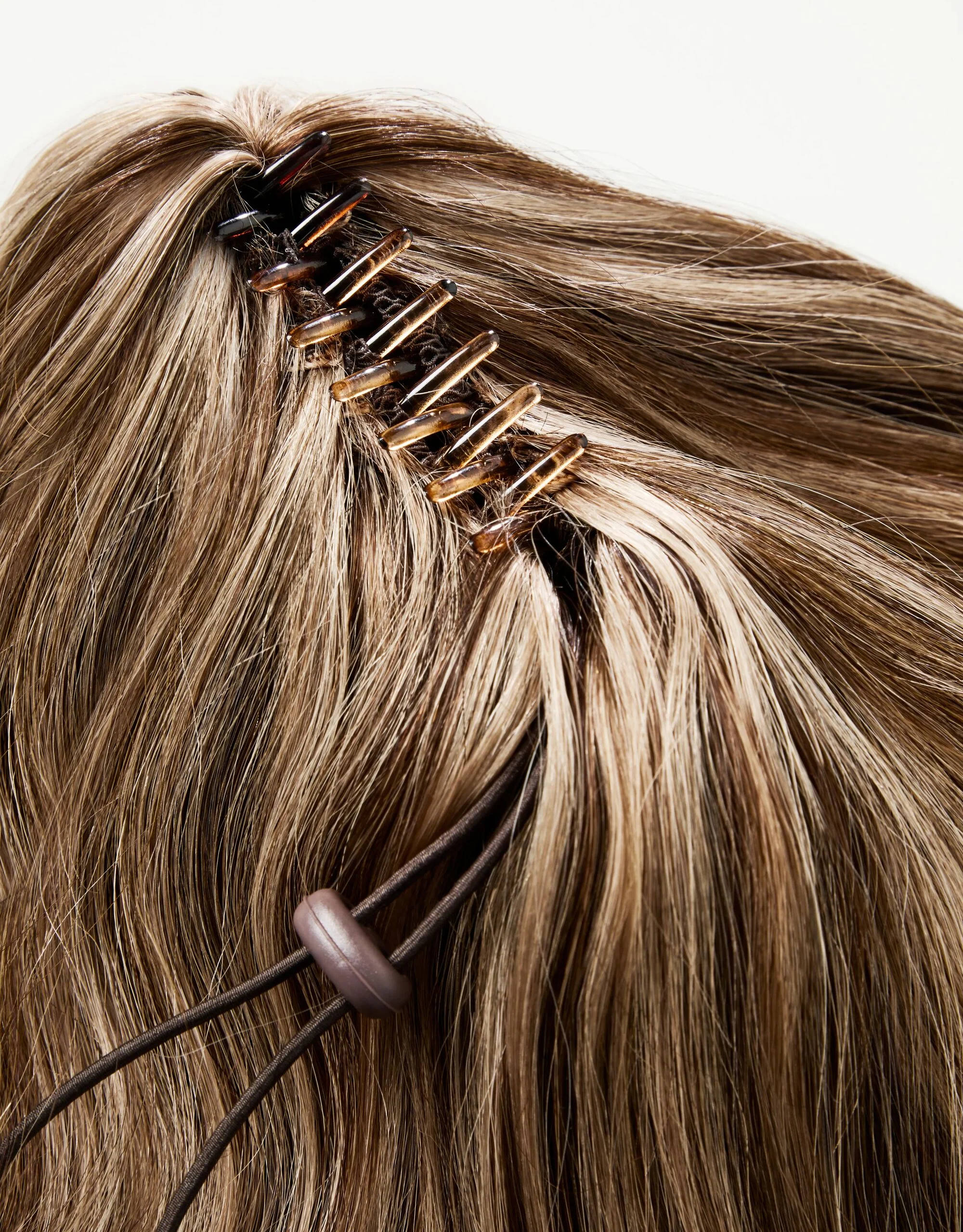 16" Human Hair Claw Clip Ponytail - Image 165