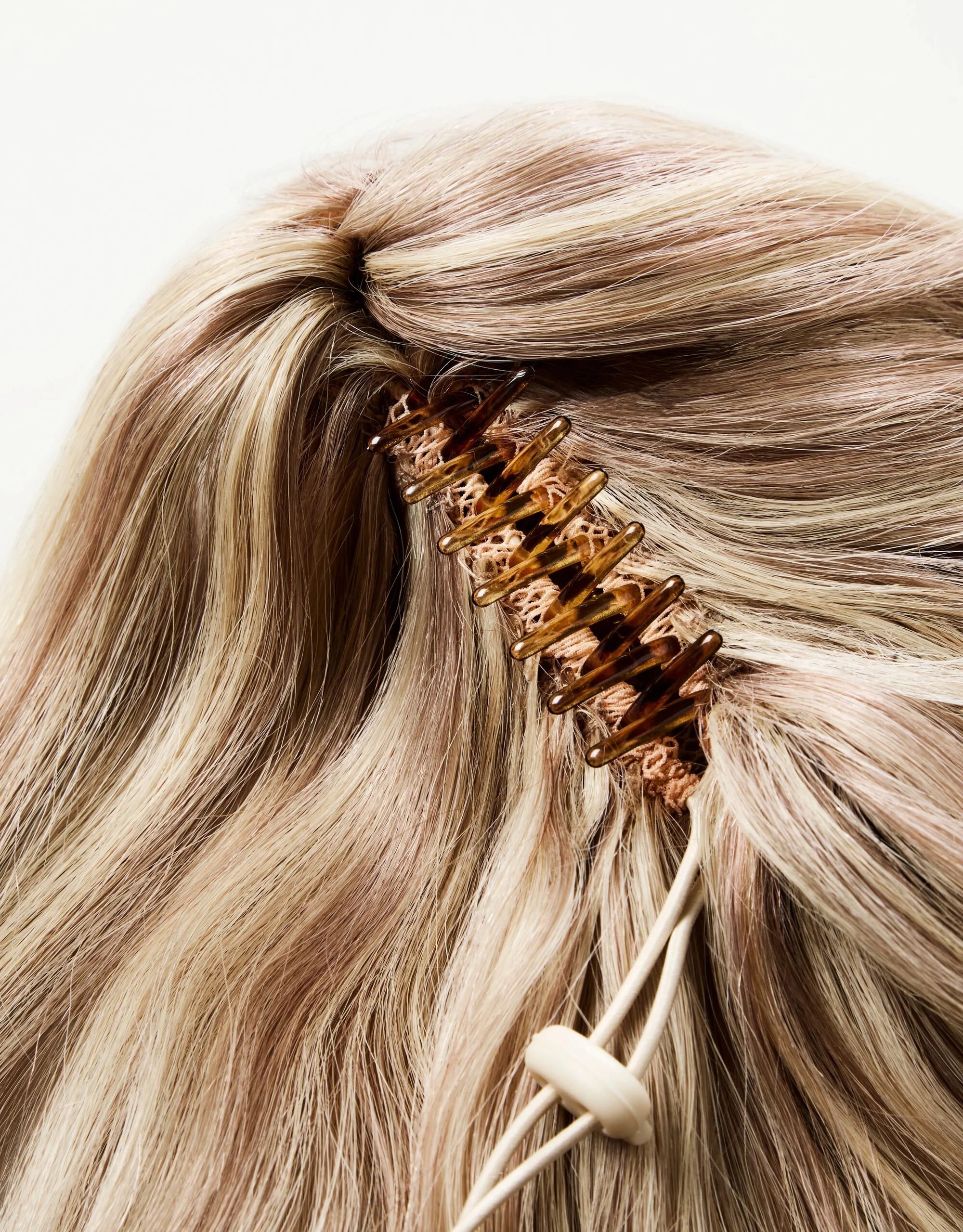 16" Human Hair Claw Clip Ponytail - Image 173