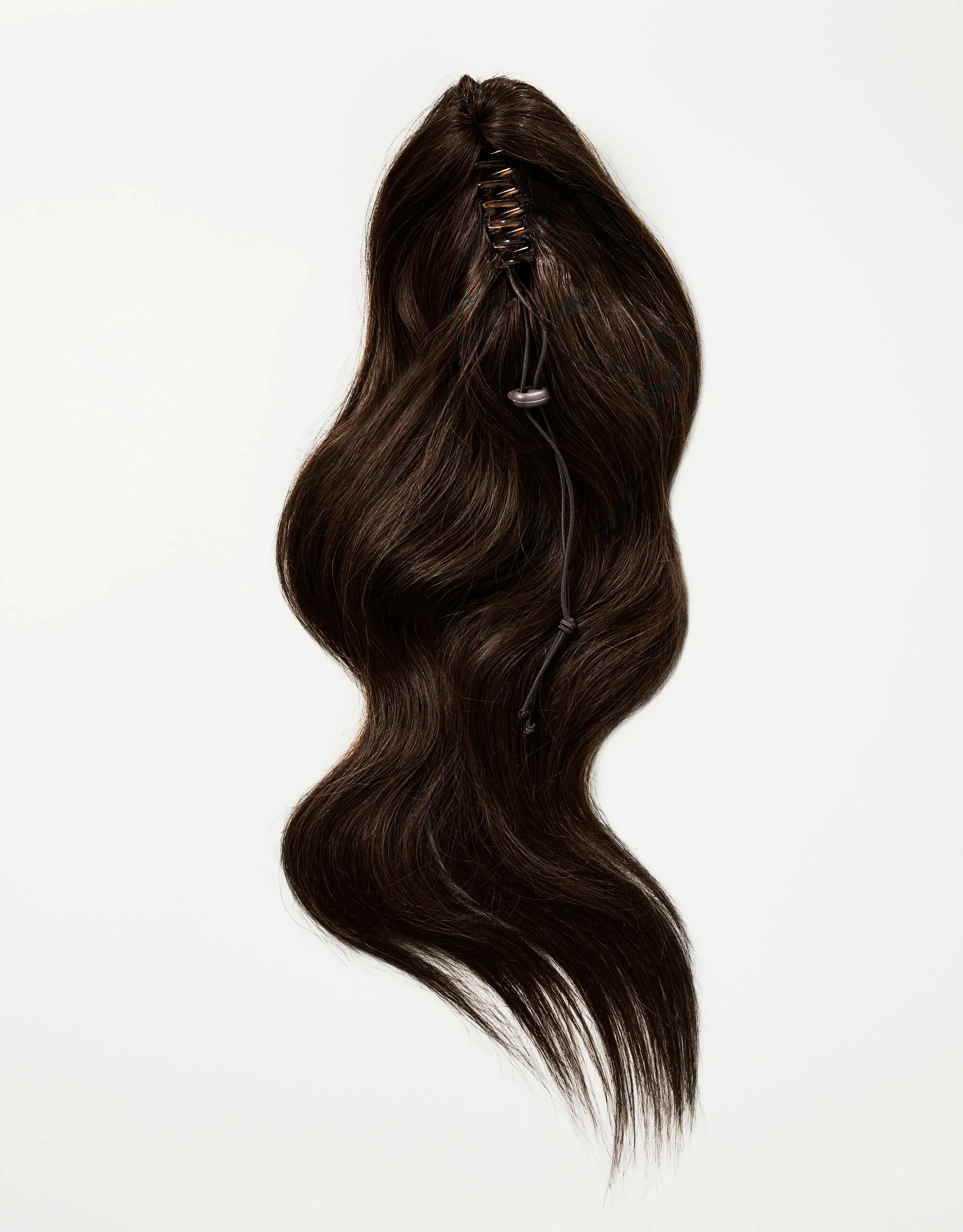 16" Human Hair Claw Clip Ponytail - Image 3
