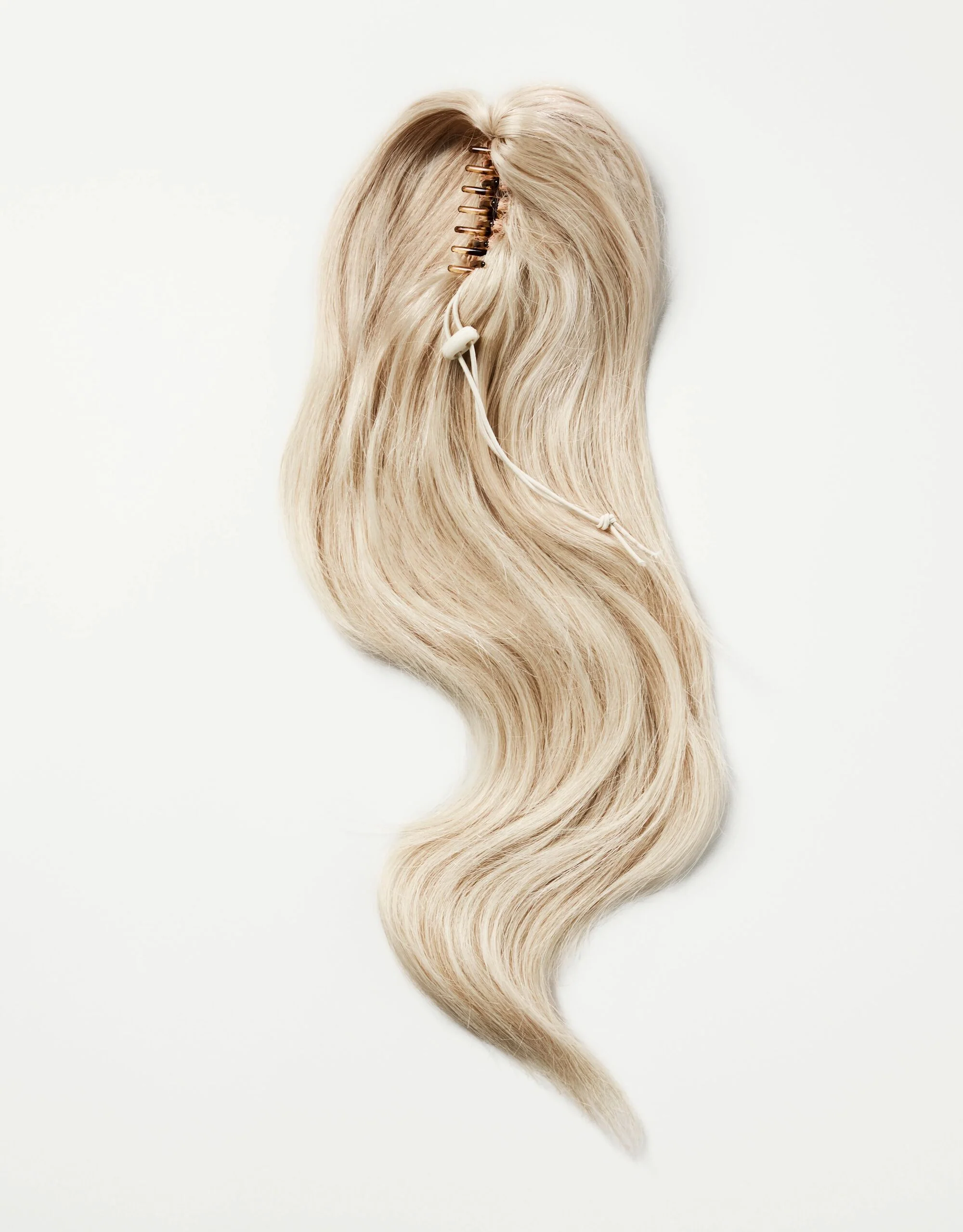 16" Human Hair Claw Clip Ponytail - Image 40